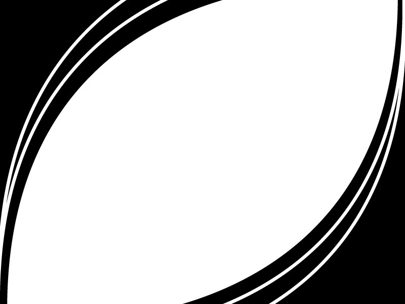 白黒の斜め楕円の線フレーム飾り枠イラスト 無料イラスト かわいいフリー素材集 フレームぽけっと