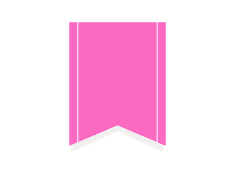 ピンクのリボン風タグのフレーム飾り枠イラスト 無料イラスト かわいいフリー素材集 フレームぽけっと
